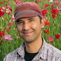 Swallowtail Garden Seeds employee Ben loves morning glory.